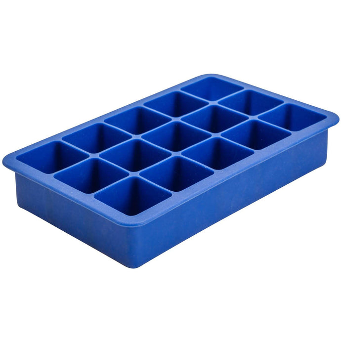 15 Cavity Blue Silicone Ice Cube Mould | Pint365